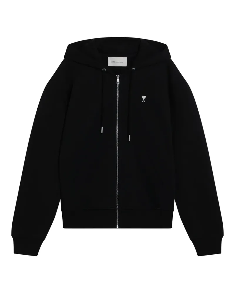 AMI Paris Ami de Coeur zip-up hoodie - Schwarz Schwarz