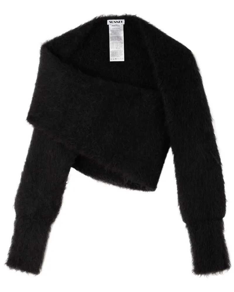 SUNNEI Wickelpullover mit gebürsteter Optik - Blau Blau