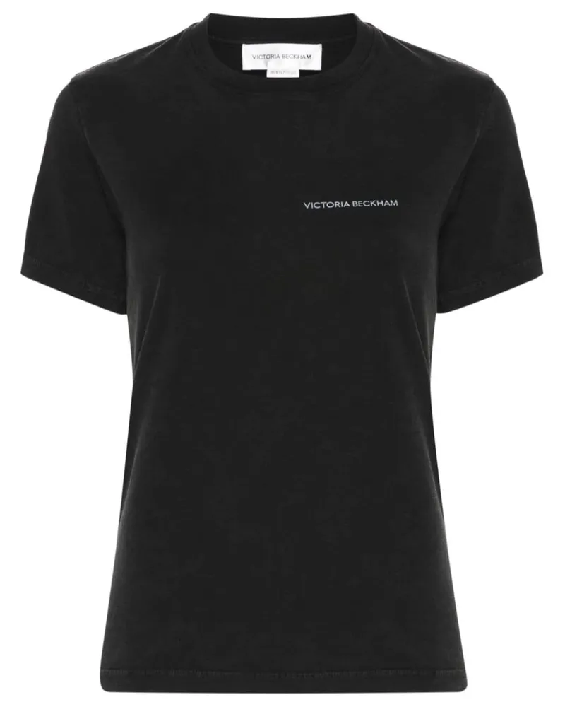 Victoria Beckham T-Shirt aus Bio-Baumwolle - Schwarz Schwarz