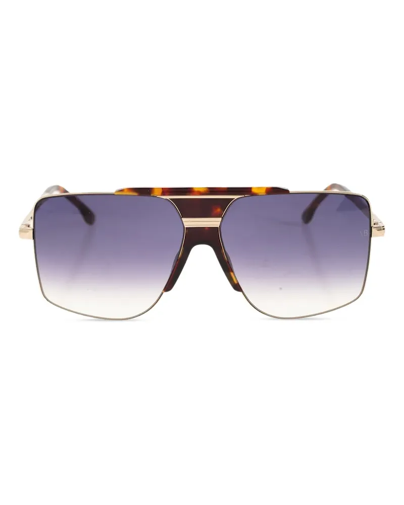 Victoria Beckham Sonnenbrille in Schildpattoptik - Braun Braun