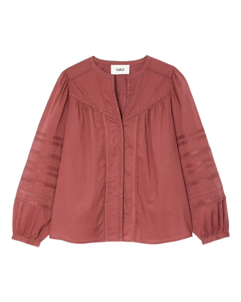 ba&sh Bluse aus Baumwolle - Rot Rot