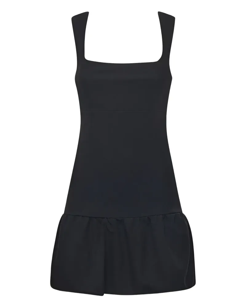 Pinko Minikleid mit eckigem Ausschnitt - Schwarz Schwarz