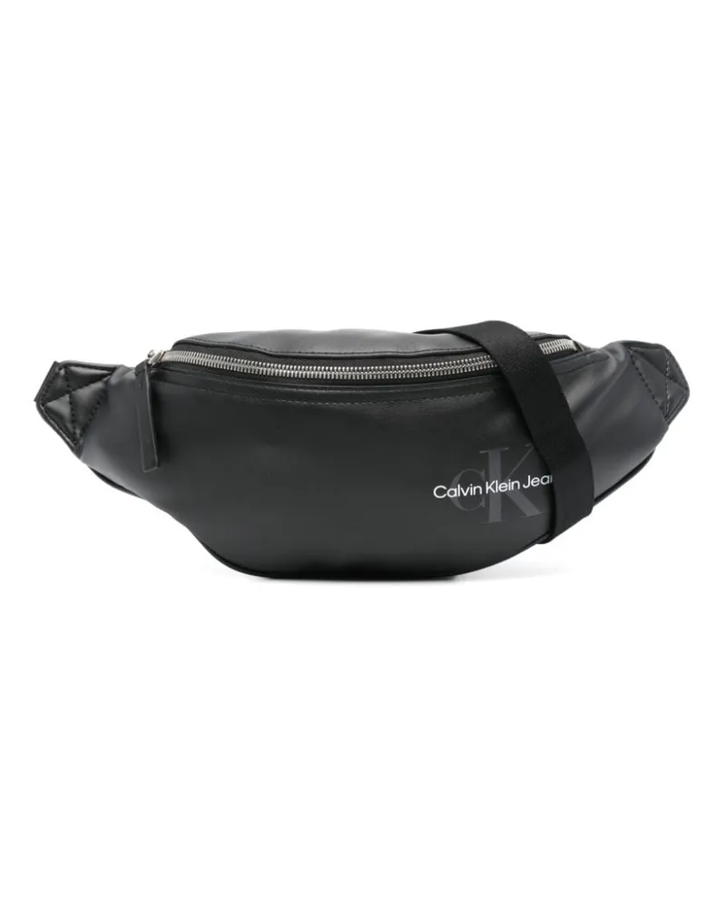 Calvin Klein Gürteltasche aus Faux-Leder - Schwarz Schwarz