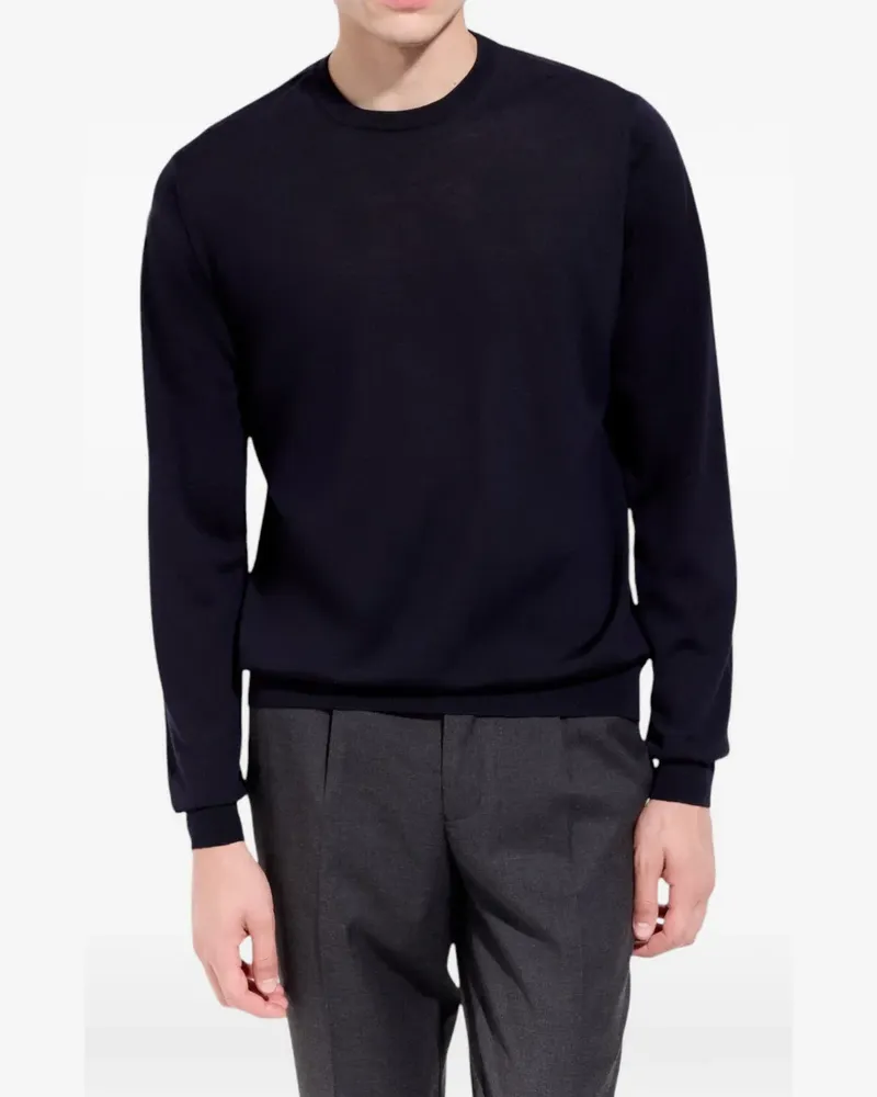 Filippo de Laurentiis crew-neck long-sleeve sweater - Blau Blau