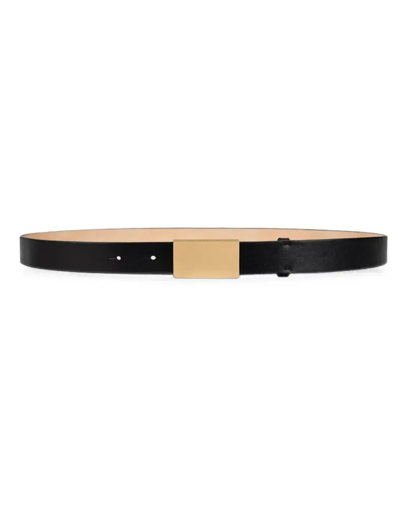 Victoria Beckham Portofino Mirror Gürtel - Schwarz Schwarz