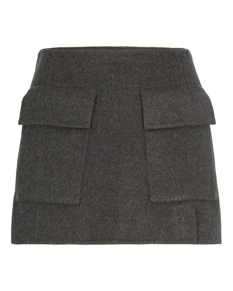 P.A.R.O.S.H. P.A.R.O H. Minirock mit Pattentaschen - Braun Braun