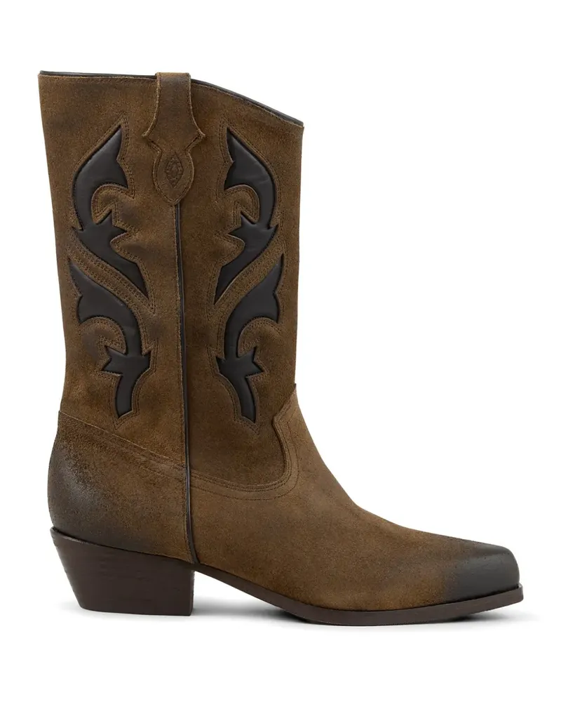 ba&sh appliqué cowboy boots - Braun Braun