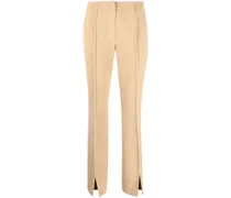 Klassische High-Waist-Hose - Braun