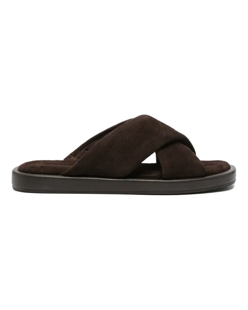 Tamaris Sandalen mit überkreuzten Riemen - Braun Braun