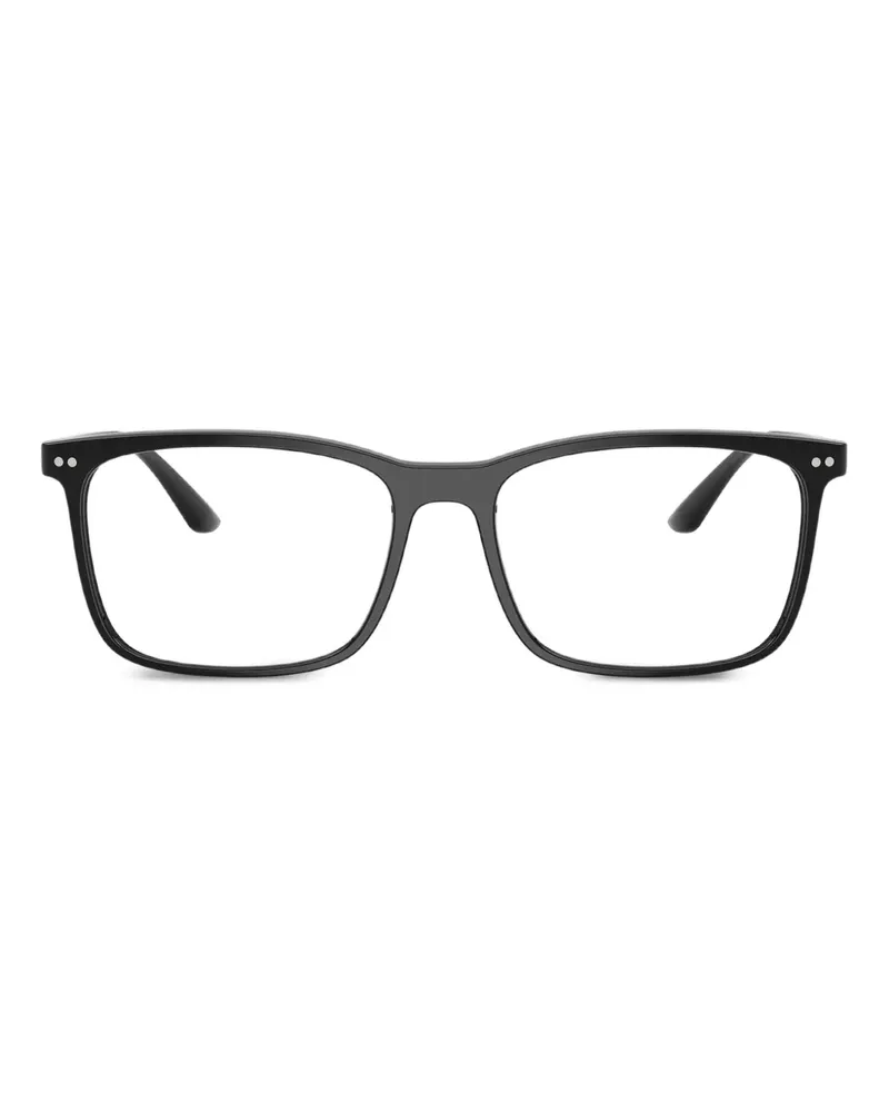 Giorgio Armani Eckige Brille - Schwarz Schwarz