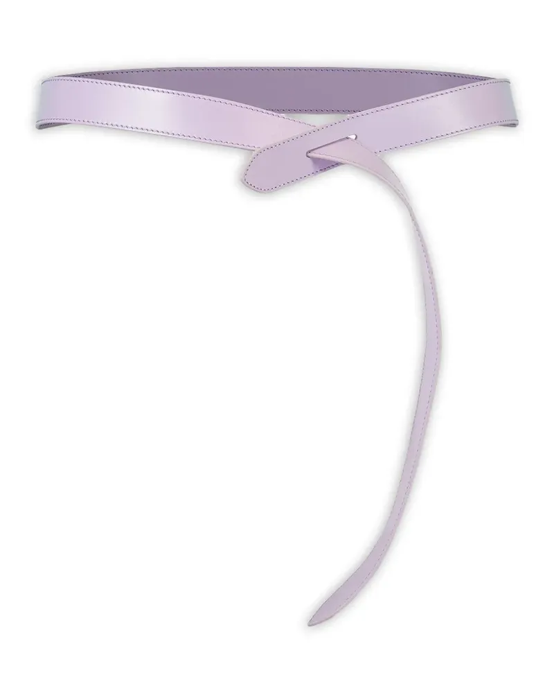 ODEEH leather belt - Violett Violett