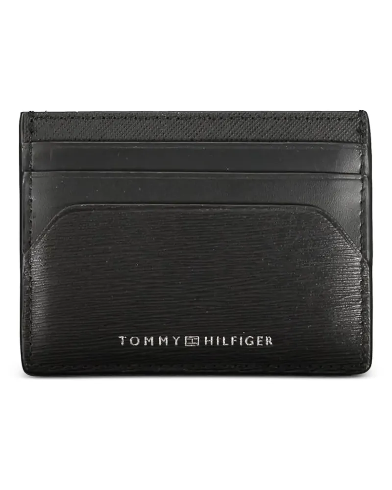 Tommy Hilfiger textured card holder - Schwarz Schwarz