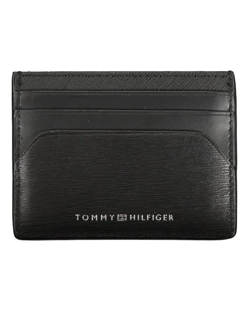Tommy Hilfiger textured card holder - Schwarz Schwarz