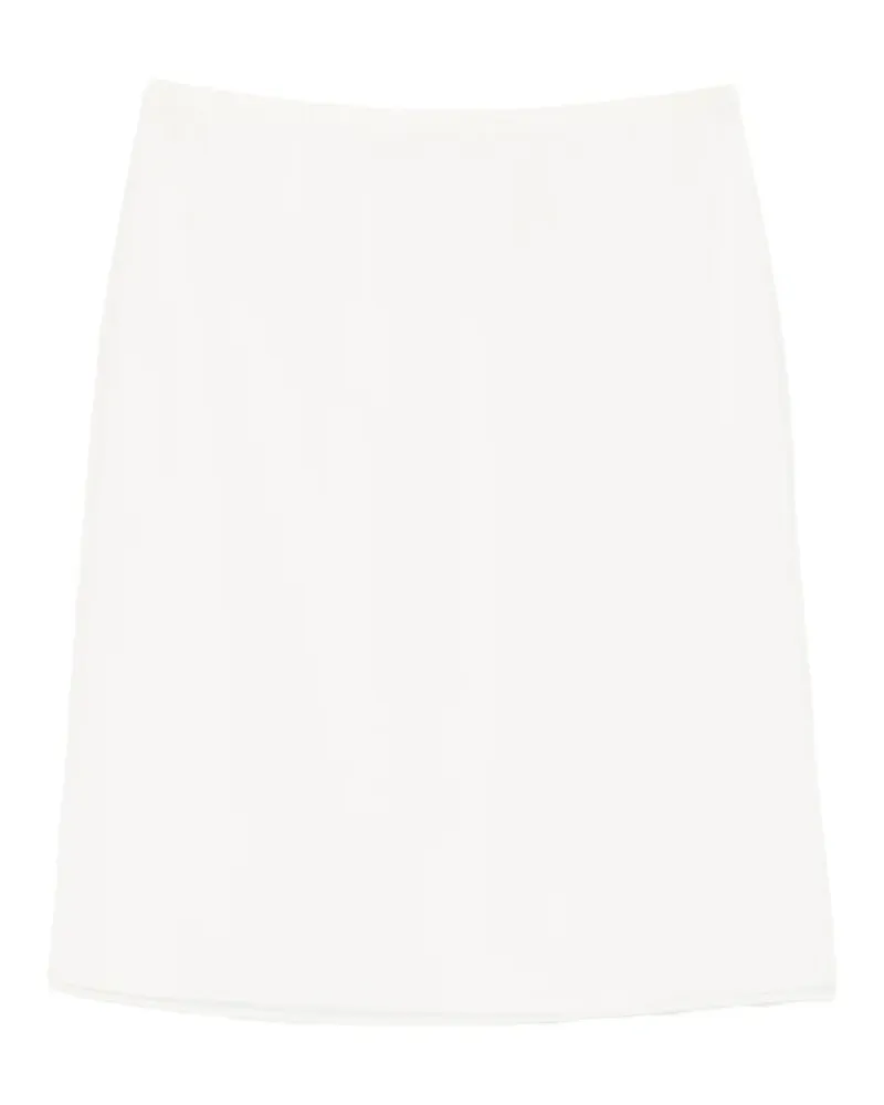 The Row Ivera elasticated-waistband midi skirt - Weiß Weiß