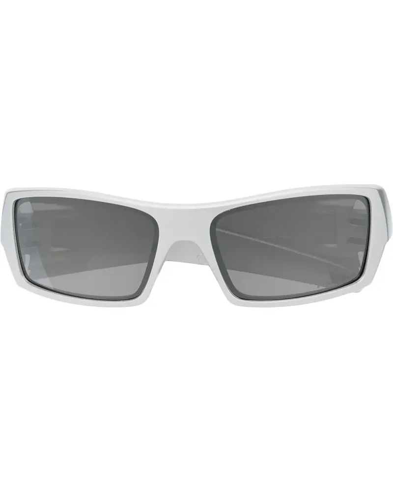 Oakley Sonnenbrille mit Logo-Schild - Silber Silber