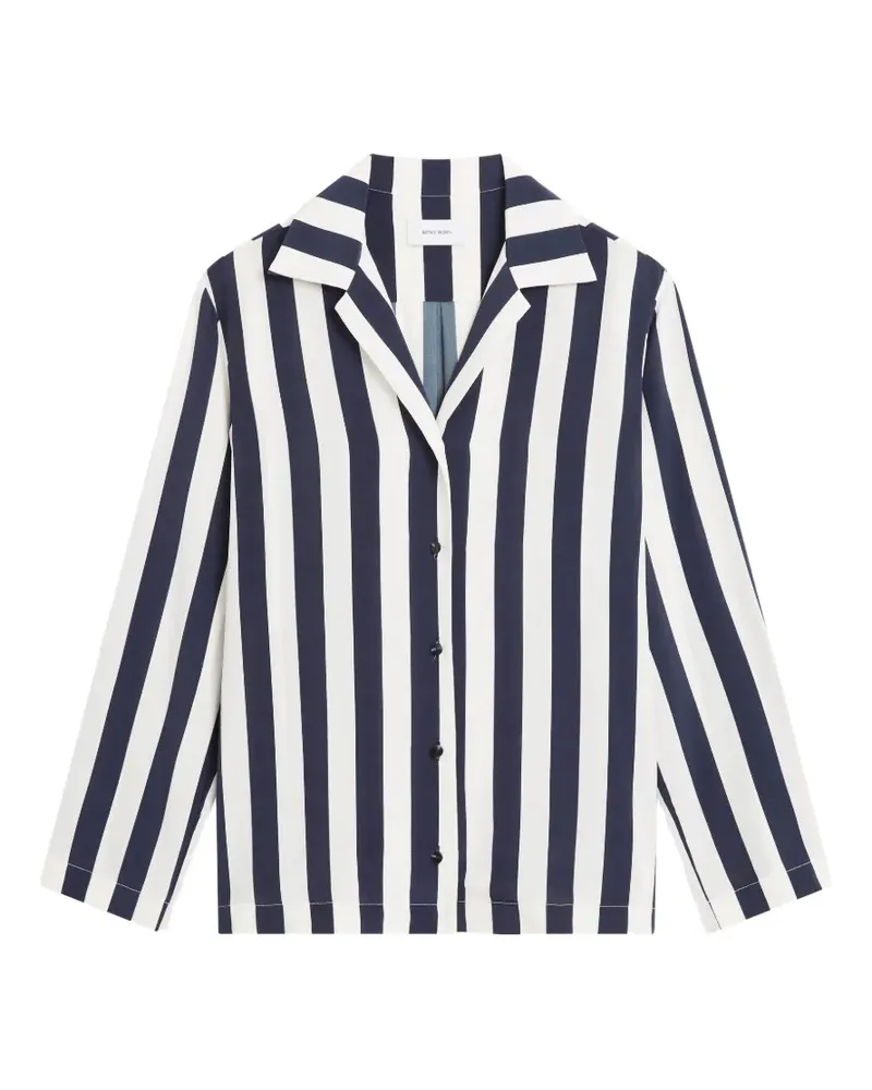 BONDI BORN Orta silk blouse - Blau Blau