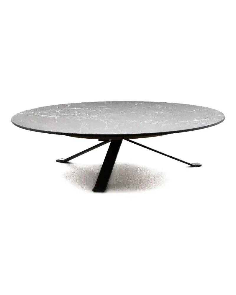 knIndustrie marble-effect coffee table (50cm) - Schwarz Schwarz