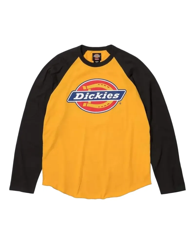 Supreme Being x Dickies raglan long-sleeve T-shirt - Gelb Gelb