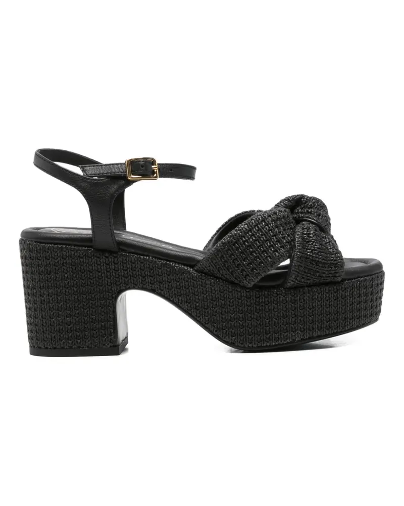 Unisa Kasidi knot-detail sandals - Schwarz Schwarz