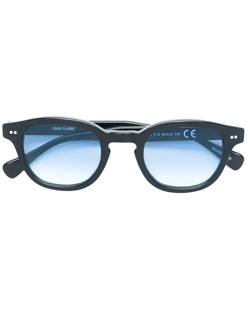 EPOS Sonnenbrille mit runden Gläsern - Schwarz Schwarz