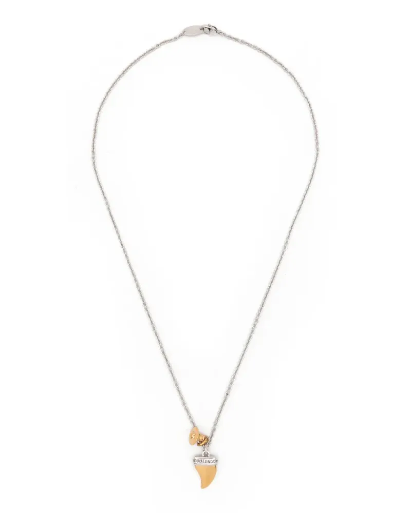 Vivienne Westwood Shark Tooth pendant necklace - Silber Silber