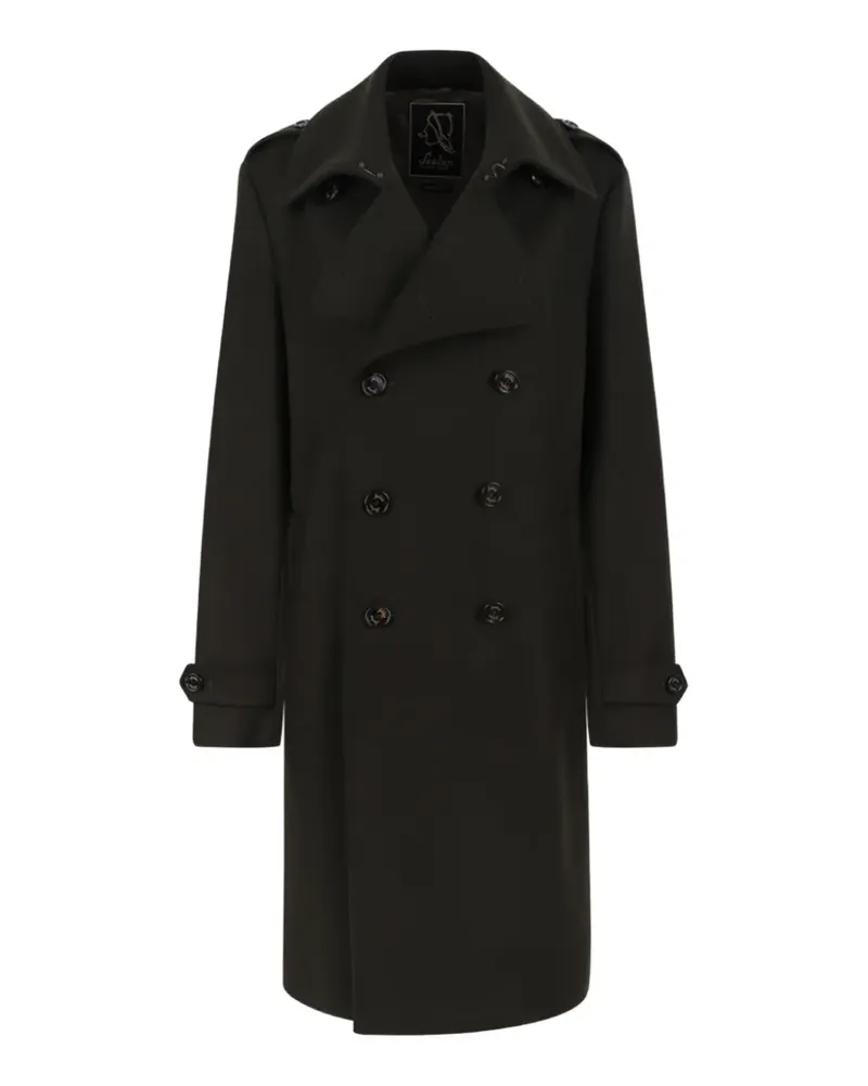 Sealup double-breasted coat - Schwarz Schwarz