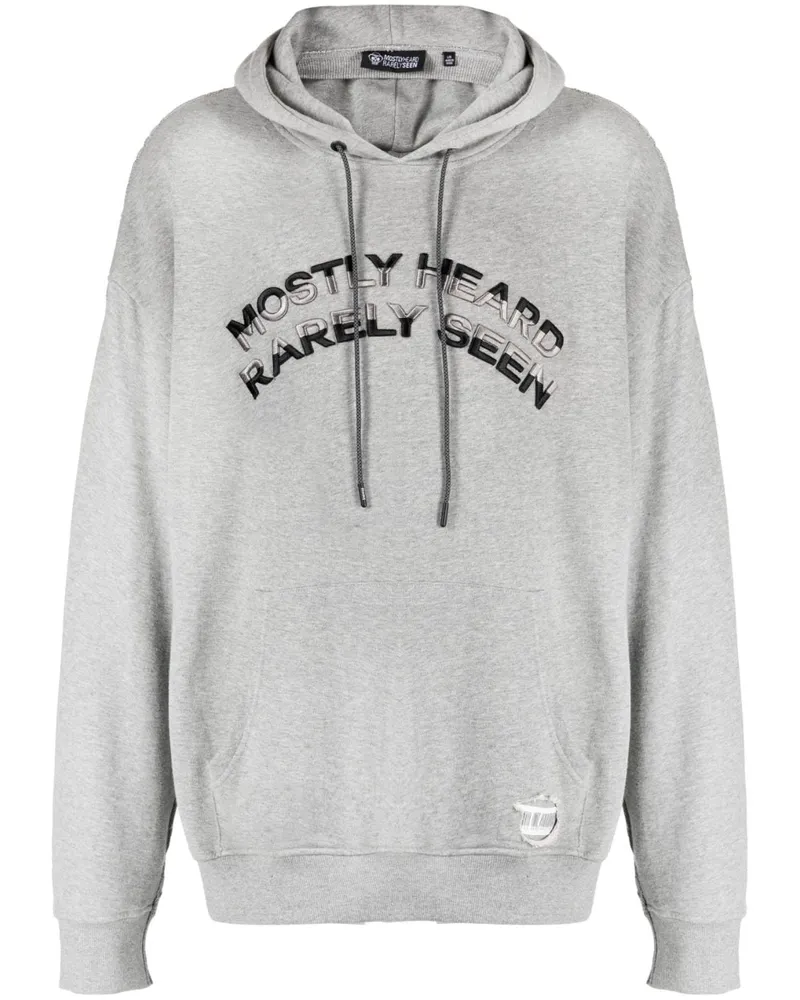 Mostly Heard Rarely Seen Hoodie im Hybrid-Design Grau