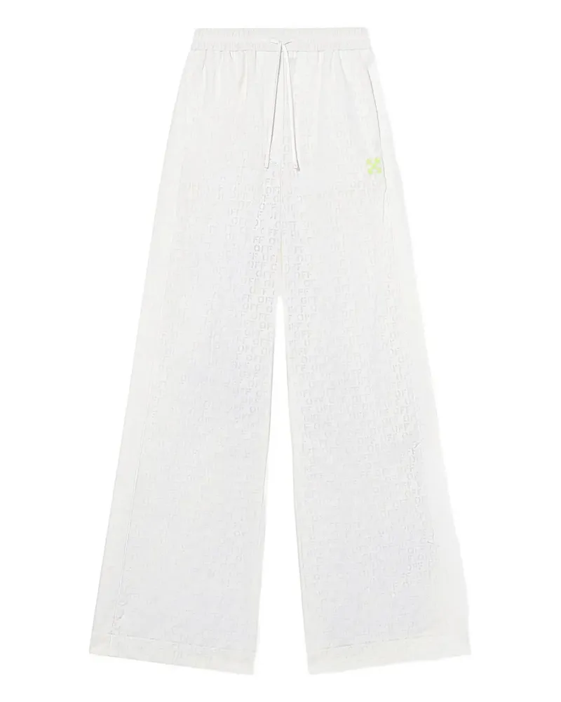 OFF-WHITE Off Stamp trousers - Weiß Weiß