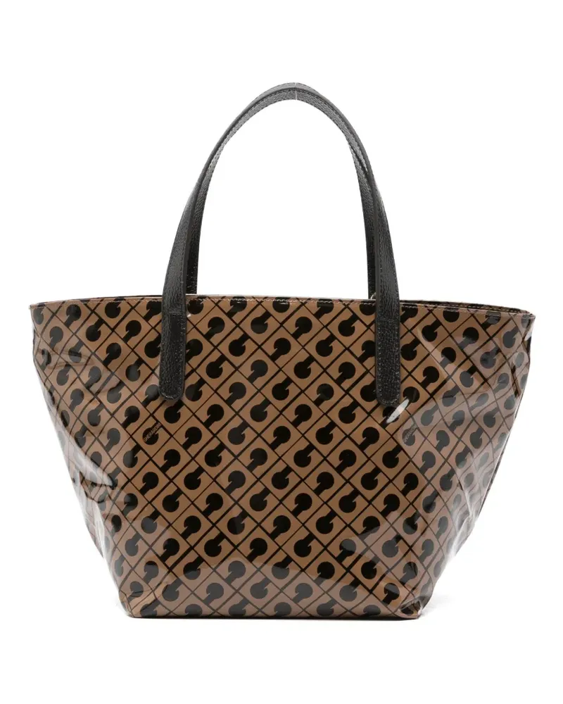 Gherardini small patterned tote bag - Braun Braun
