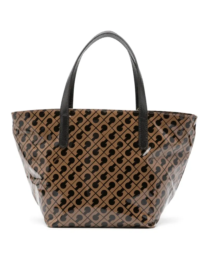 Gherardini small patterned tote bag - Braun Braun