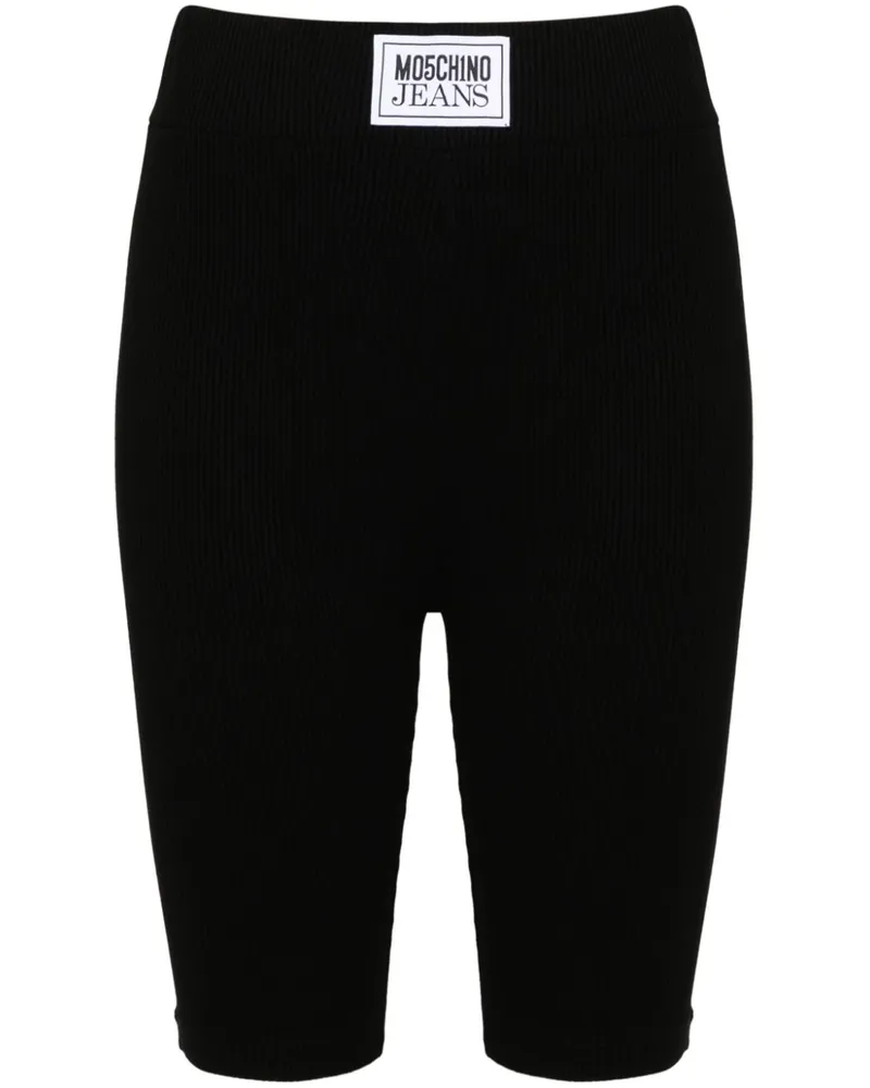 Moschino Shorts mit hohem Bund - Schwarz Schwarz