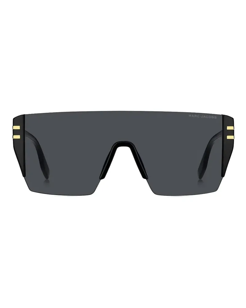 Marc Jacobs Sonnenbrille mit Oversized-Gestell - Schwarz Schwarz