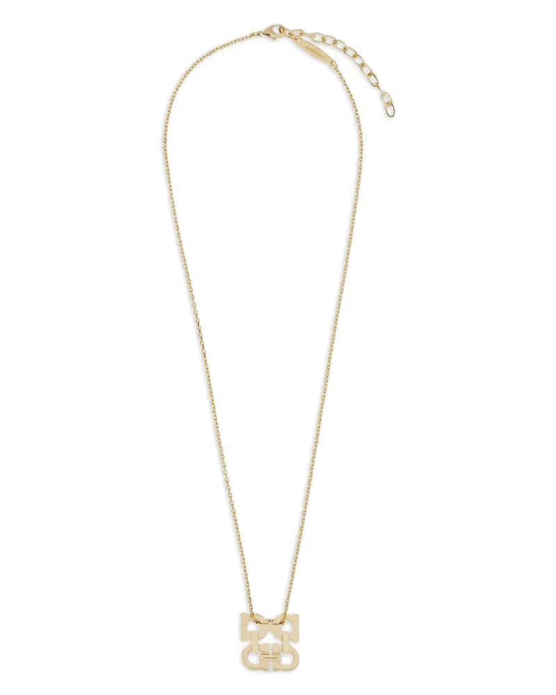 Ferragamo Halskette mit Logo-Anhänger - Gold Gold
