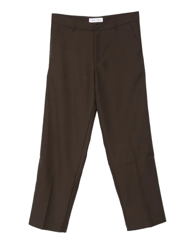 Samsøe & Samsøe Noah pressed-crease tailored trousers - Braun Braun