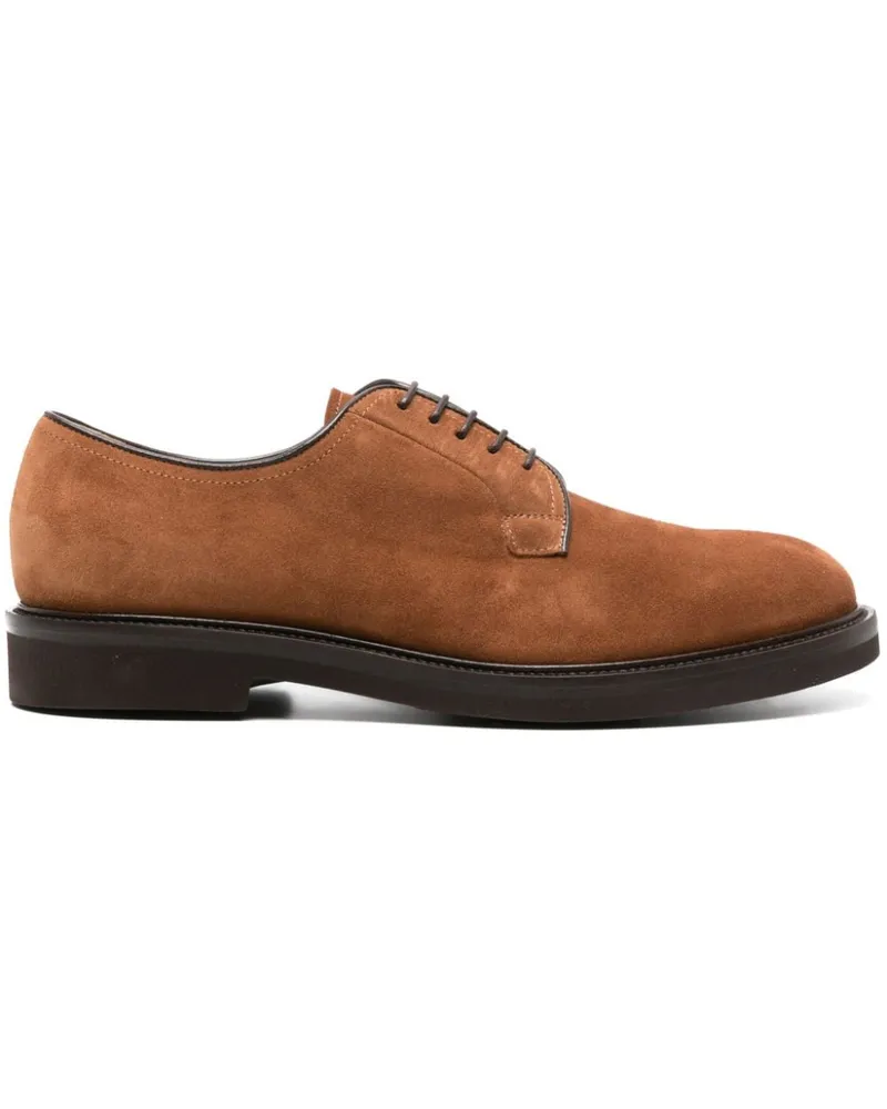 Scarosso Harry Snuff Derby-Schuhe aus Wildleder - Braun Braun
