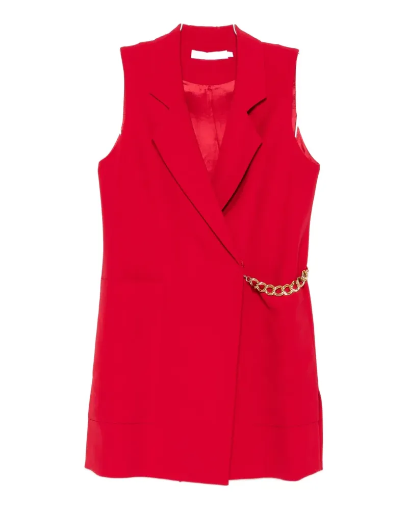 Simona Corsellini chain-link mini dress - Rot Rot