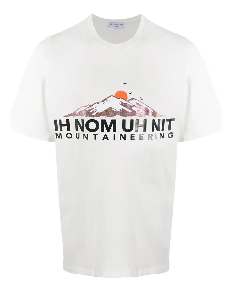IH NOM UH NIT T-Shirt mit Logo-Print - Weiß Weiß