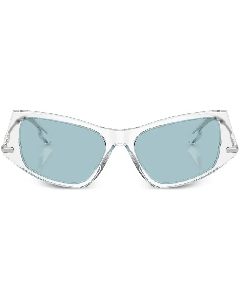 Burberry Cat-Eye-Sonnenbrille mit Logo - Nude Nude