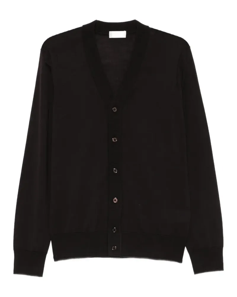 Paolo Pecora Milano Fein gestrickter Cardigan - Braun Braun