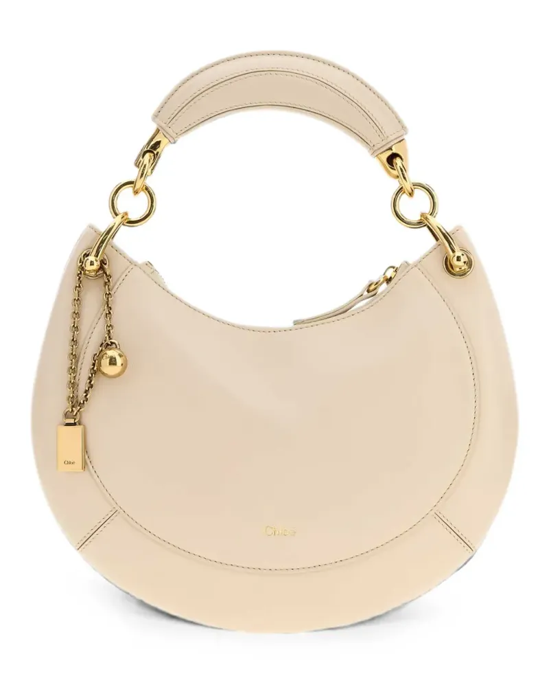 Chloé small Banana leather tote bag - Nude Nude