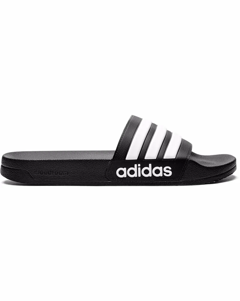 adidas Adilette DF Pantoletten - Schwarz Schwarz