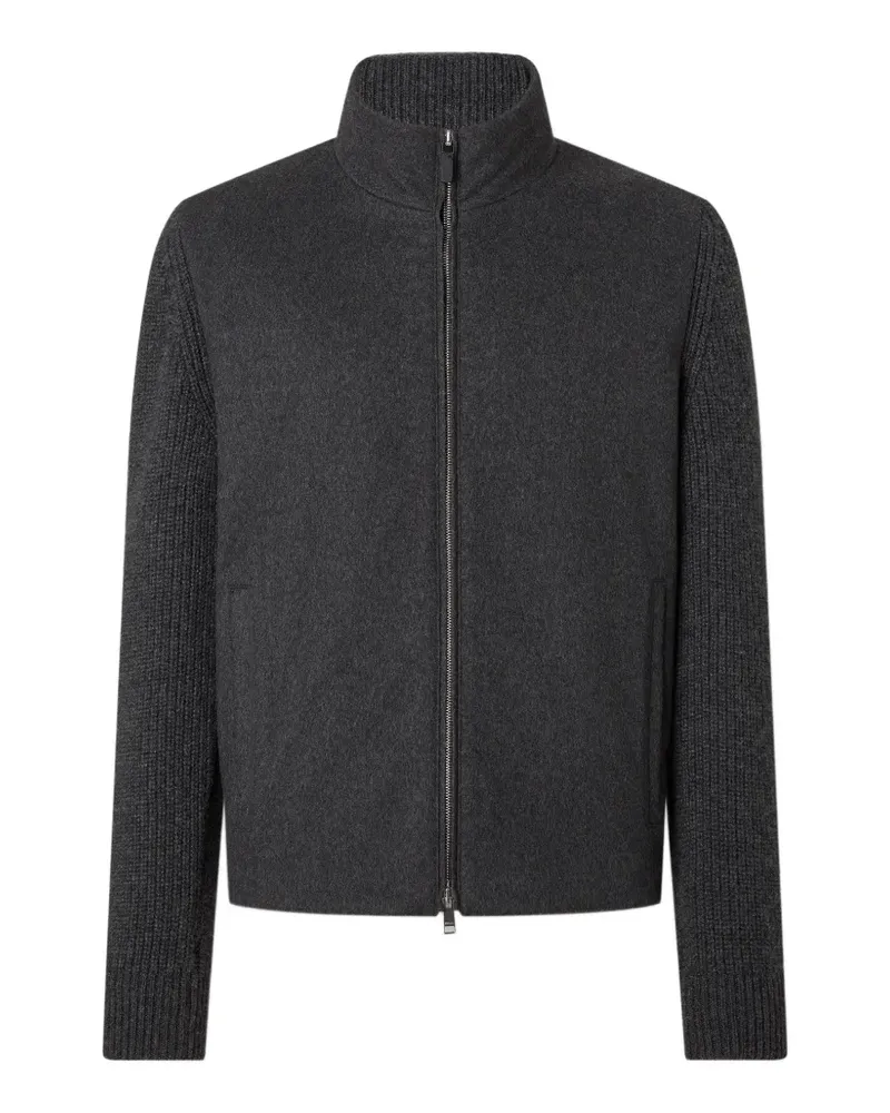 Ermenegildo Zegna Oasi Cardigan aus Kaschmir mit Reißverschluss - Grau Grau