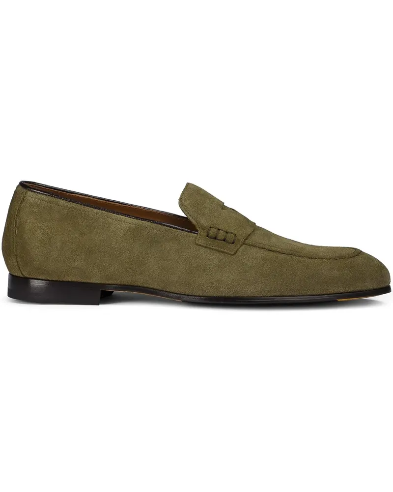 Doucal´s Loafer aus Wildleder - Grün Grün