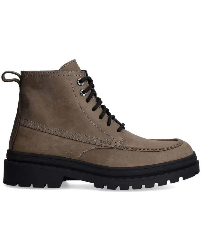 HUGO BOSS Stiefel aus Wildleder - Braun Braun