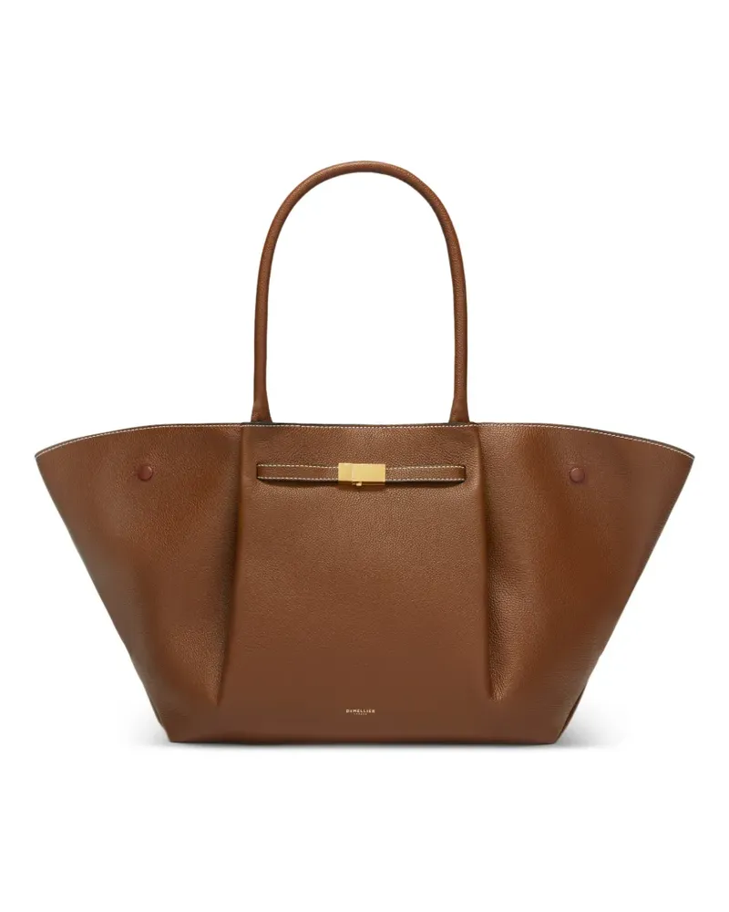 DeMELLIER Midi New York Tote Bag mit Henkel - Braun Braun