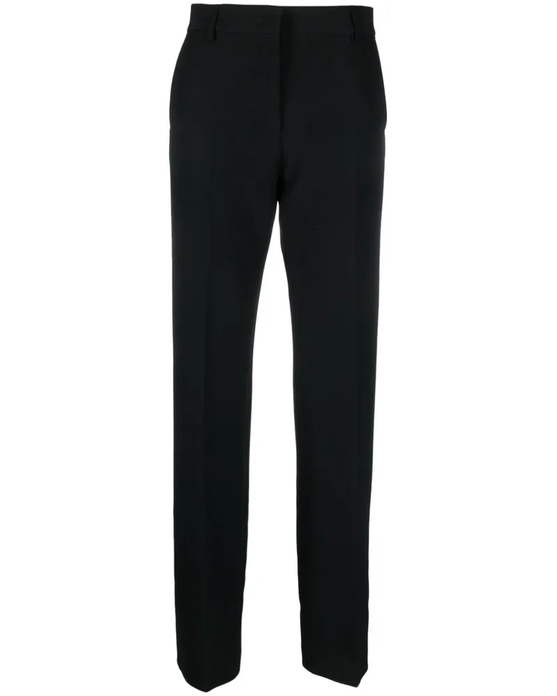 MSGM Hose mit geradem Bein - Schwarz Schwarz
