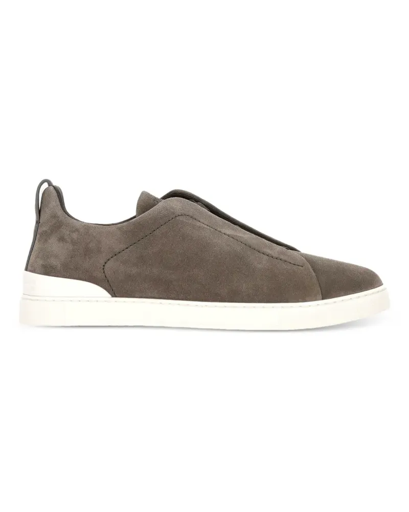 Ermenegildo Zegna leather sneakers - Grau Grau