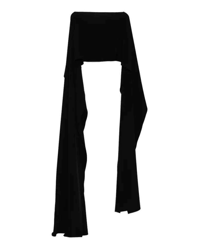 Zuhair Murad Schulterfreies Cape - Schwarz Schwarz