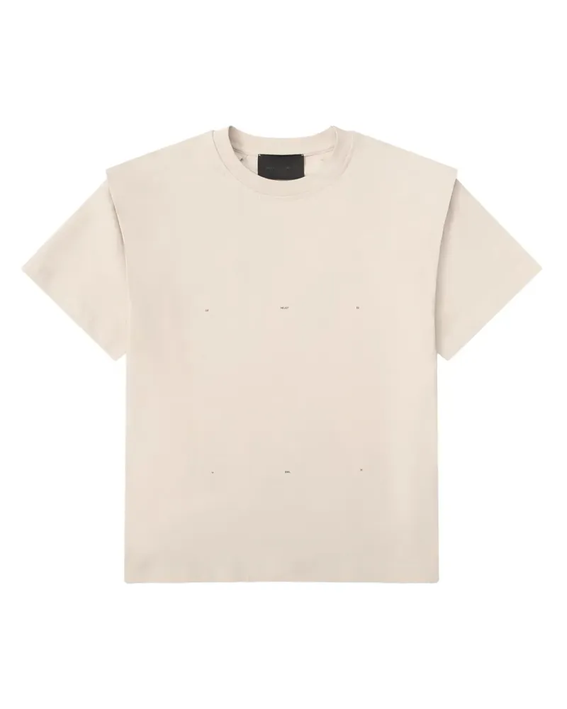 Heliot Emil T-Shirt mit tiefen Schultern - Nude Nude