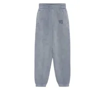 Jogginghose mit Logo-Stickerei - Blau